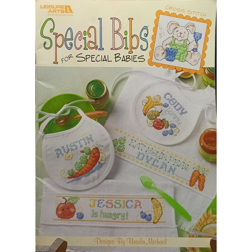 Special Bibs For Special Babies Cross Stitch Pattern Book Leisure Arts 13770